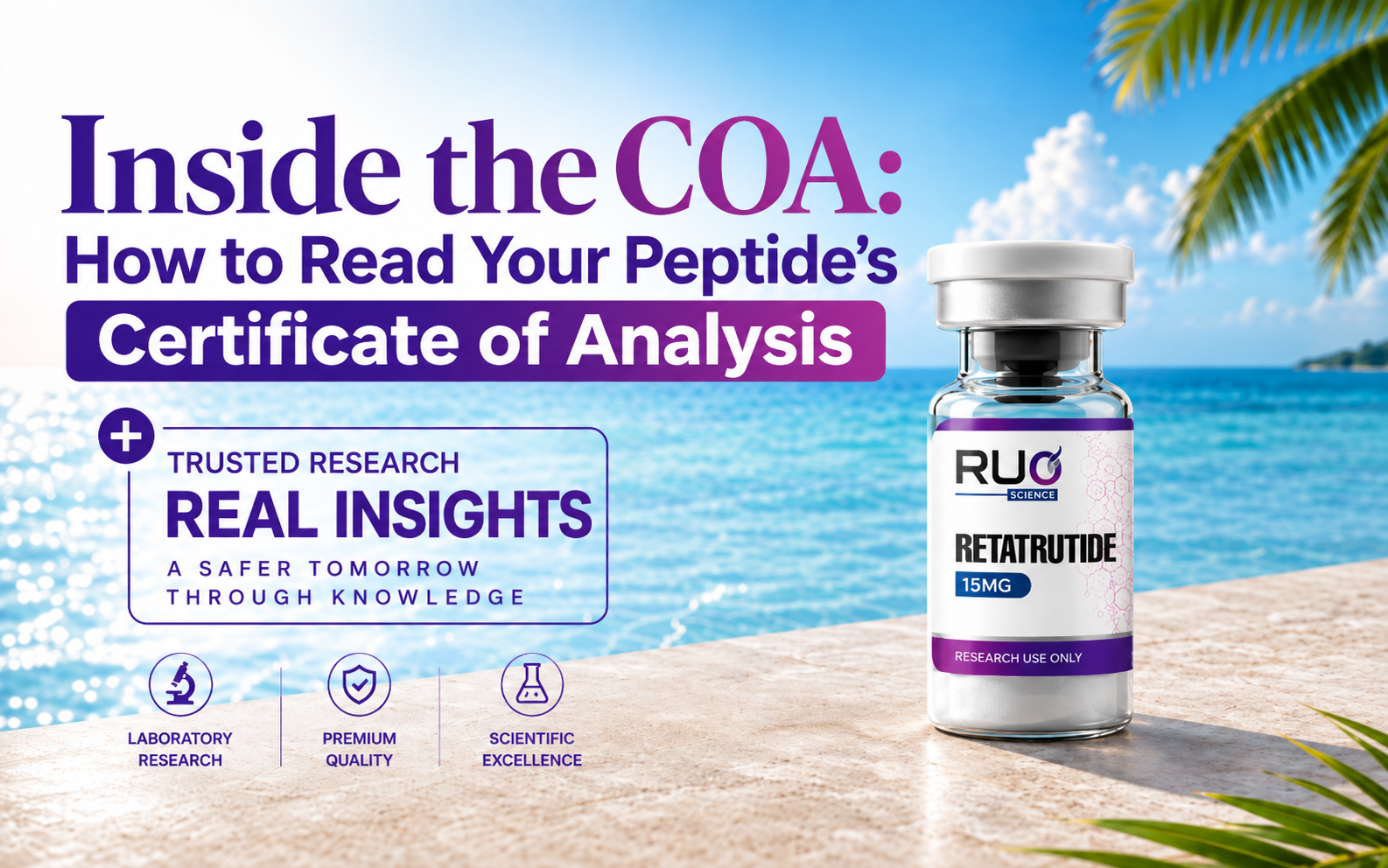 Inside the COA: How to Read Your Peptide's Certificate of Analysis